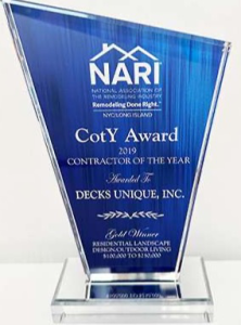 Awards we've won for deck building