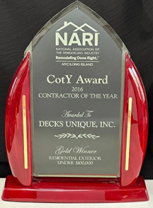 Awards we've won for deck building